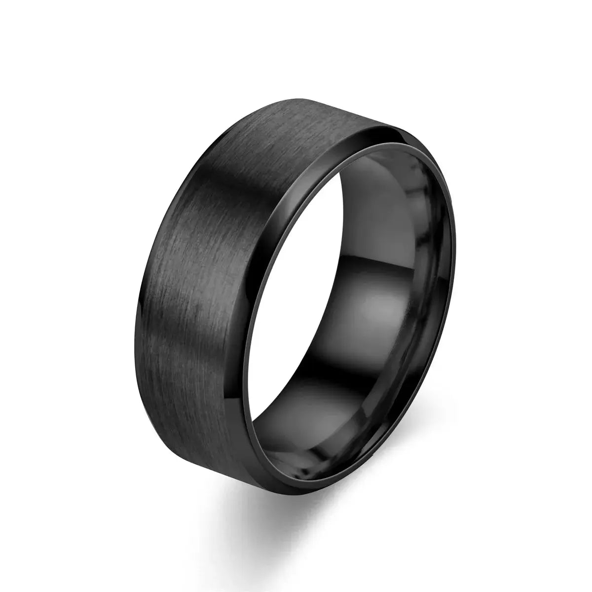 6 Colors Classic 8mm Tungsten Mens Ring Surface Brushed Stainless Steel Ring for Women Wedding Band Couples Jewelry Accessories Horiva