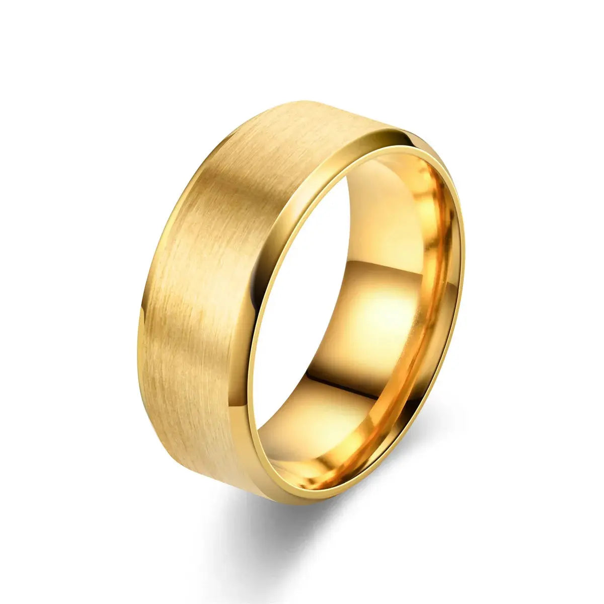 6 Colors Classic 8mm Tungsten Mens Ring Surface Brushed Stainless Steel Ring for Women Wedding Band Couples Jewelry Accessories Horiva