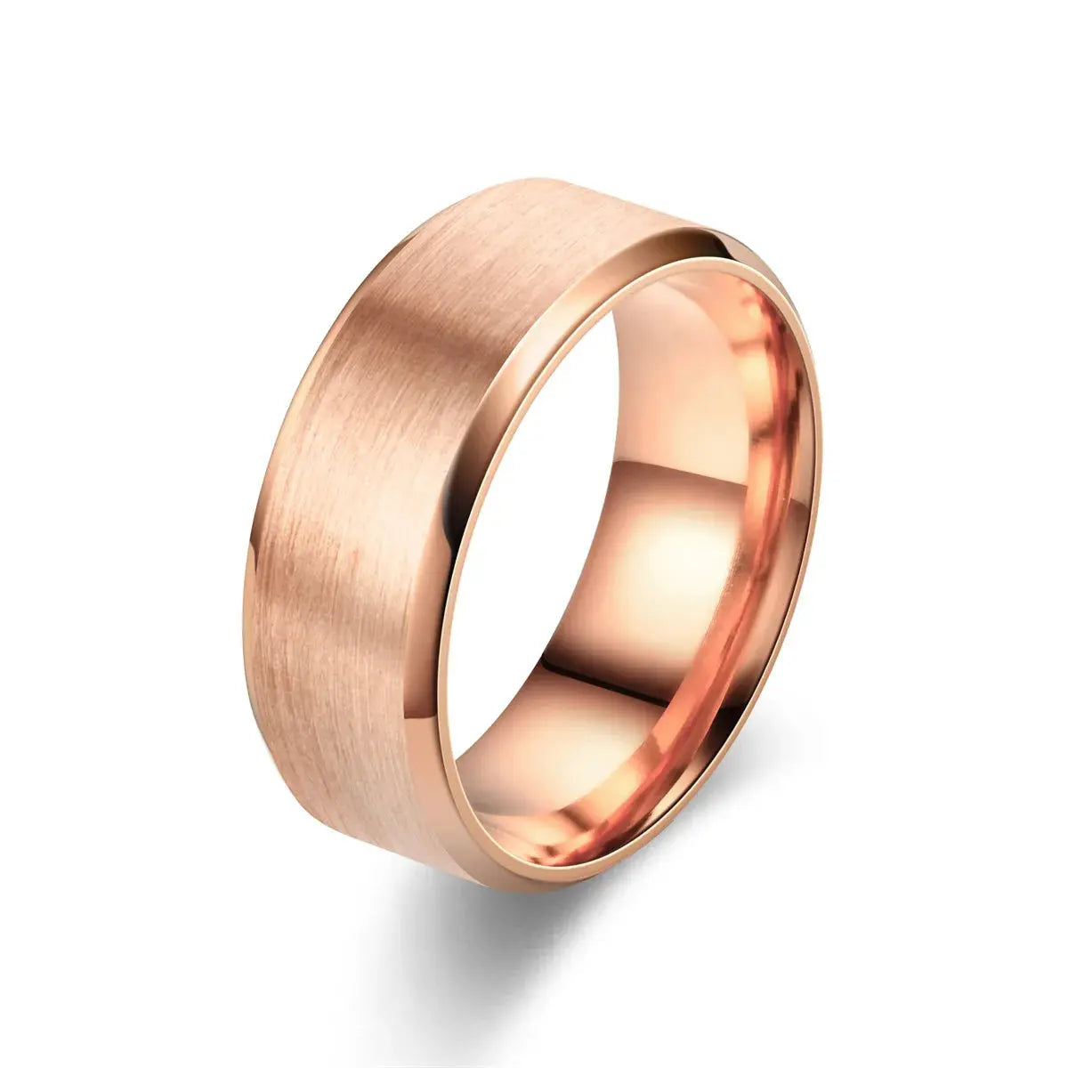 6 Colors Classic 8mm Tungsten Mens Ring Surface Brushed Stainless Steel Ring for Women Wedding Band Couples Jewelry Accessories Horiva